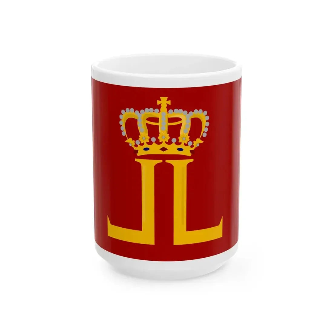 Leopoldsburg vlag (Belgium) White Coffee Mug 15oz - Go Mug Yourself