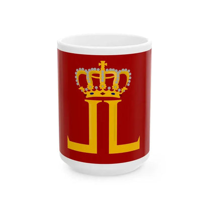 Leopoldsburg vlag (Belgium) White Coffee Mug 15oz - Go Mug Yourself