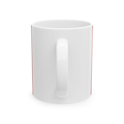 Leopoldsburg vlag (Belgium) White Coffee Mug-Go Mug Yourself