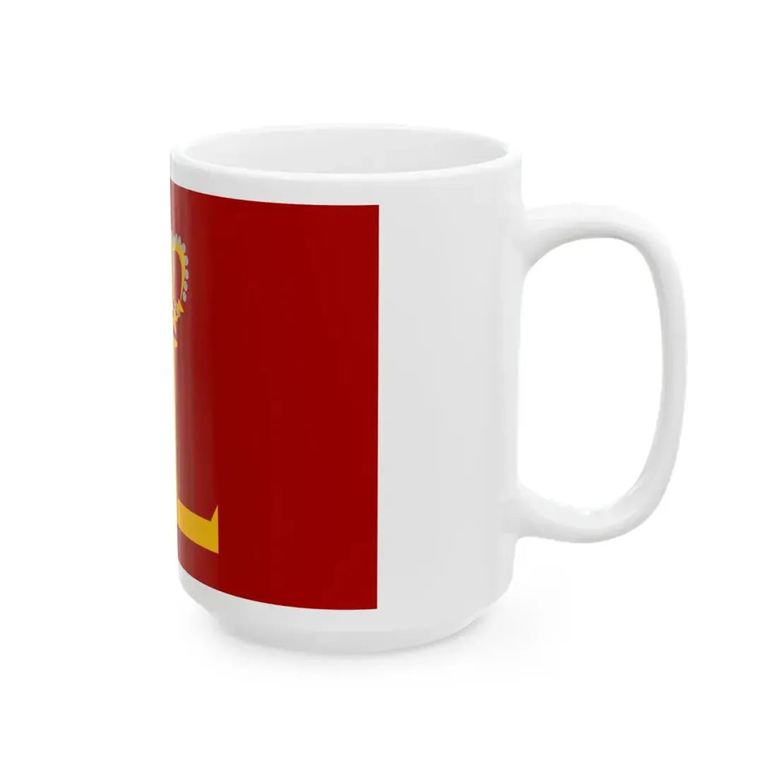 Leopoldsburg vlag (Belgium) White Coffee Mug - Go Mug Yourself