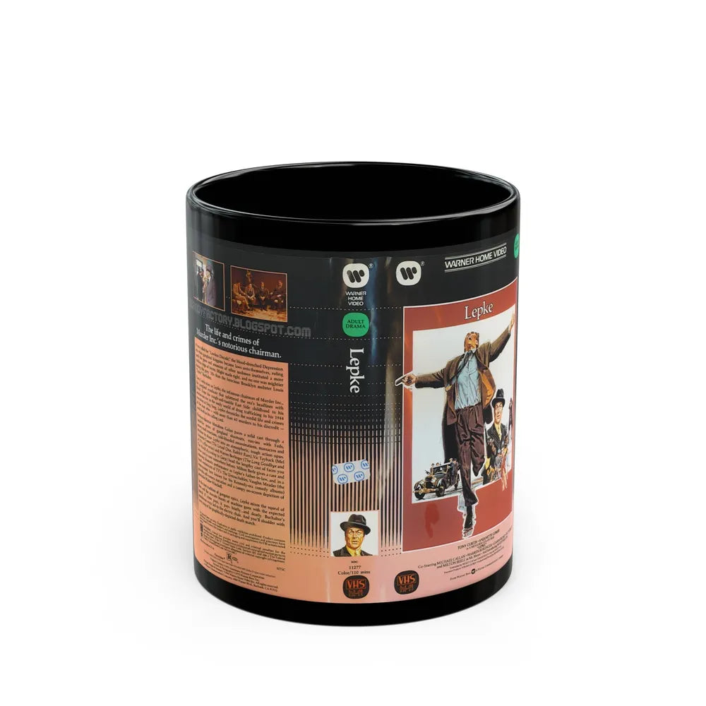 LEPKE (VHS COVER) - Black Coffee Mug-11oz-Go Mug Yourself