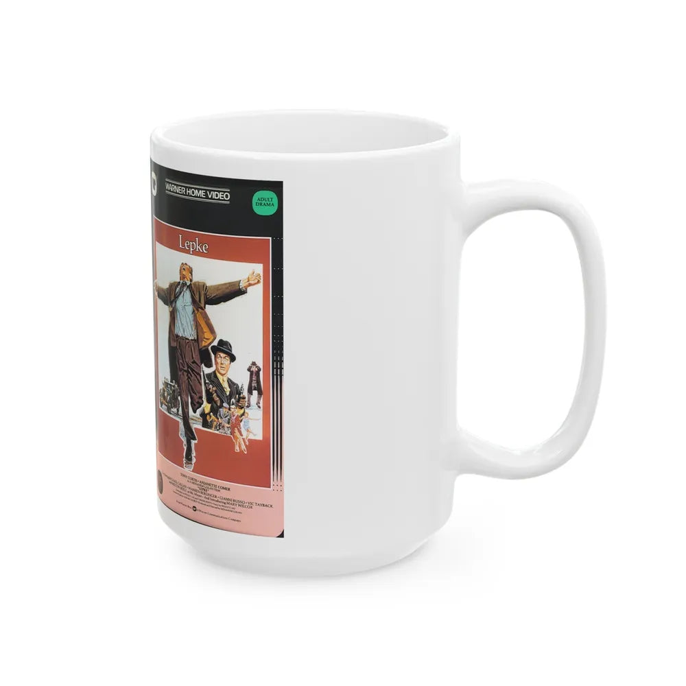 LEPKE (VHS COVER) - White Coffee Mug-Go Mug Yourself