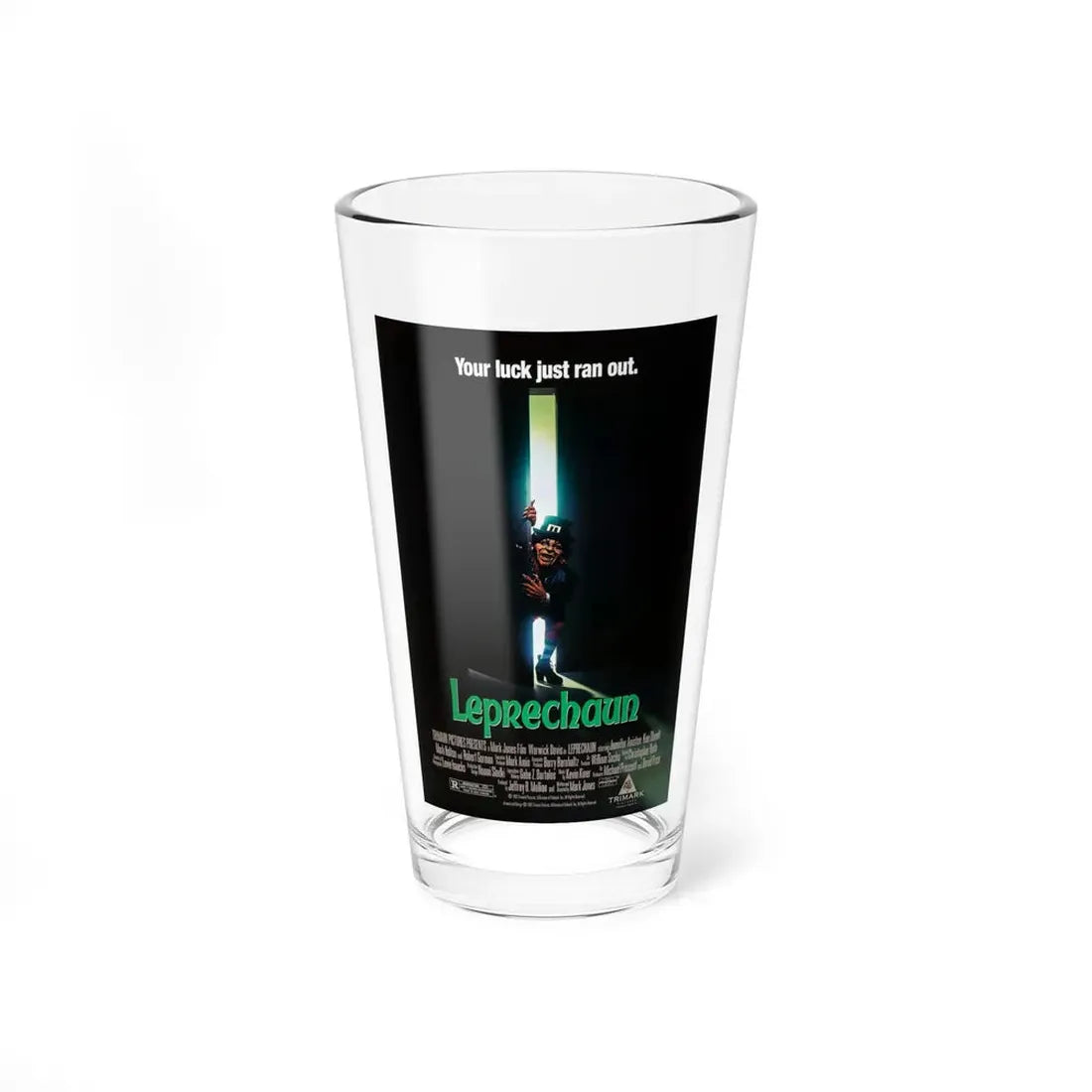 LEPRECHAUN 1993 Movie Poster - Pint Glass 16oz 16oz - Go Mug Yourself