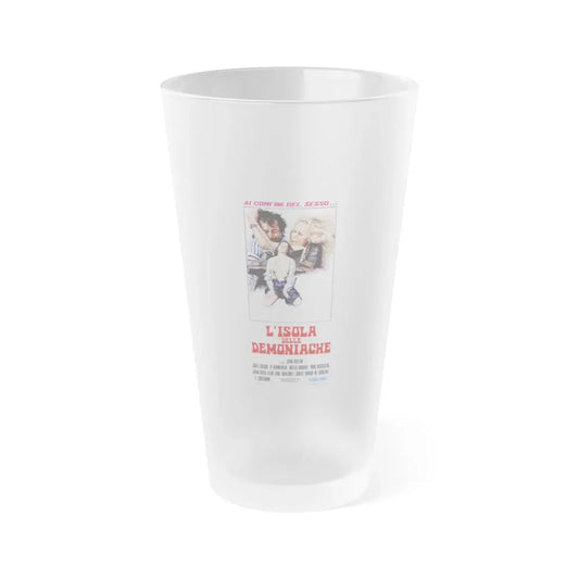LES DEMONIACS (ITALIAN) 1974 Movie Poster - Frosted Pint Glass 16oz 16oz Frosted - Go Mug Yourself