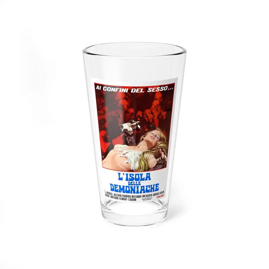 LES DEMONIACS (ITALIAN) 2 1974 Movie Poster - Pint Glass 16oz 16oz - Go Mug Yourself