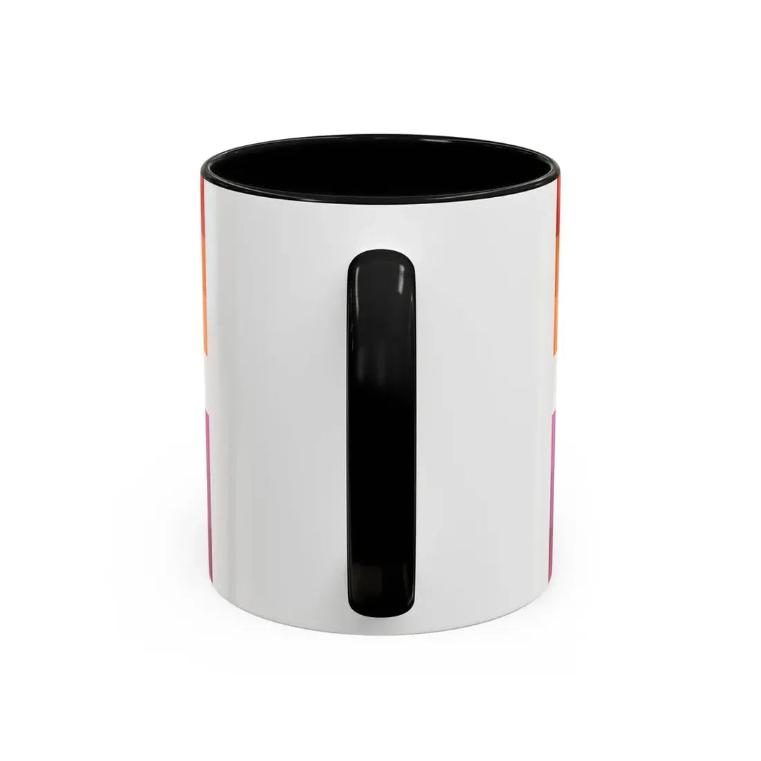 Lesbian 2 Pride Flag - Accent Coffee Mug - Go Mug Yourself