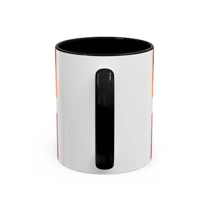 Lesbian 2 Pride Flag - Accent Coffee Mug - Go Mug Yourself