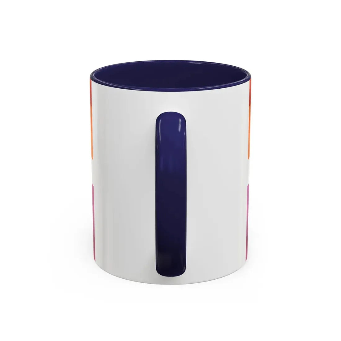 Lesbian 2 Pride Flag - Accent Coffee Mug - Go Mug Yourself