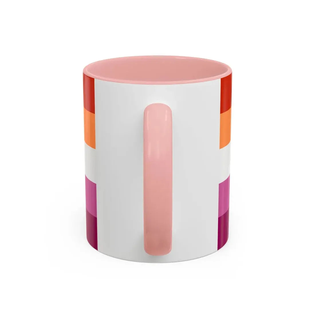 Lesbian 3 Pride Flag - Accent Coffee Mug - Go Mug Yourself