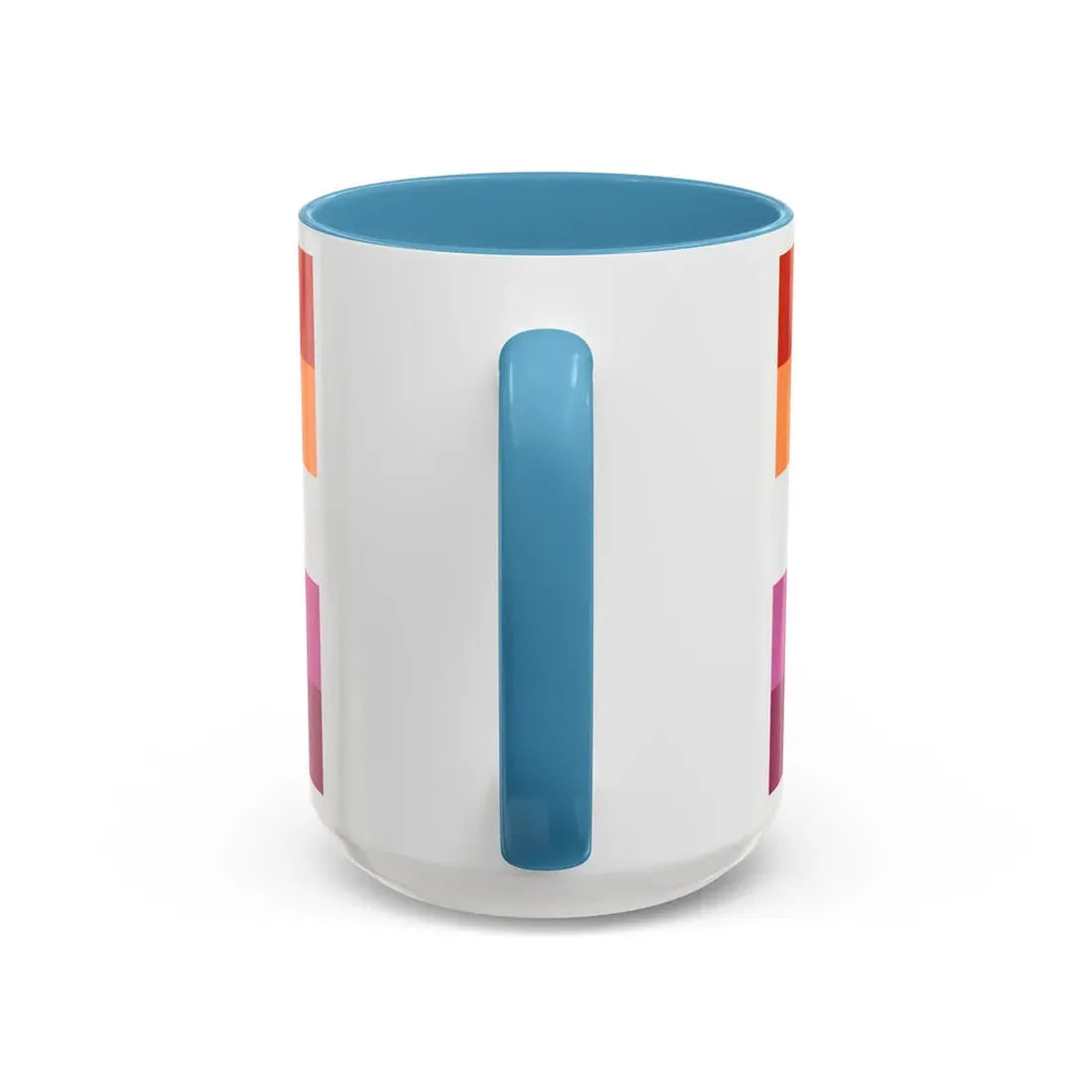 Lesbian 3 Pride Flag - Accent Coffee Mug - Go Mug Yourself