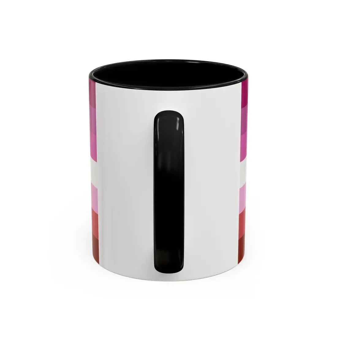 Lesbian Pride Flag - Accent Coffee Mug - Go Mug Yourself