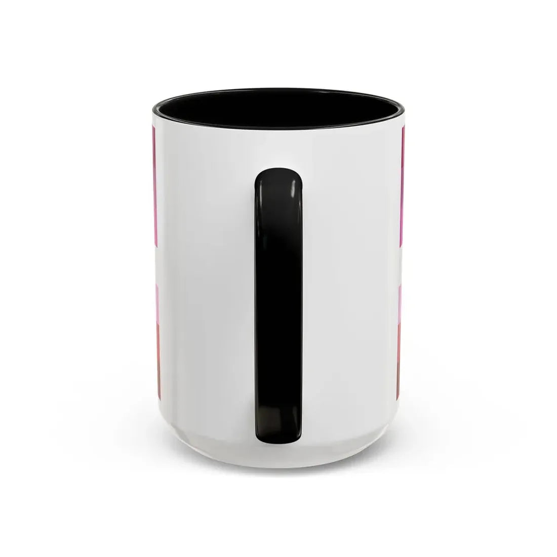 Lesbian Pride Flag - Accent Coffee Mug - Go Mug Yourself