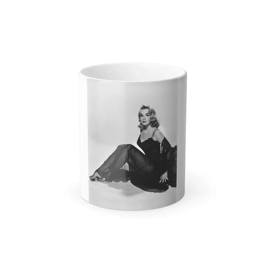 Leslie Parrish #01 (Vintage Female Icon) Color Changing Mug 11oz 11oz - Go Mug Yourself