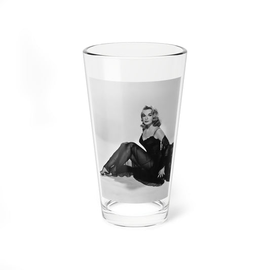 Leslie Parrish #01 (Vintage Female Icon) Pint Glass 16oz-16oz-Go Mug Yourself