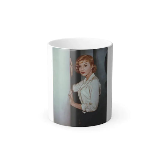 Leslie Parrish #03 (Vintage Female Icon) Color Changing Mug 11oz 11oz - Go Mug Yourself