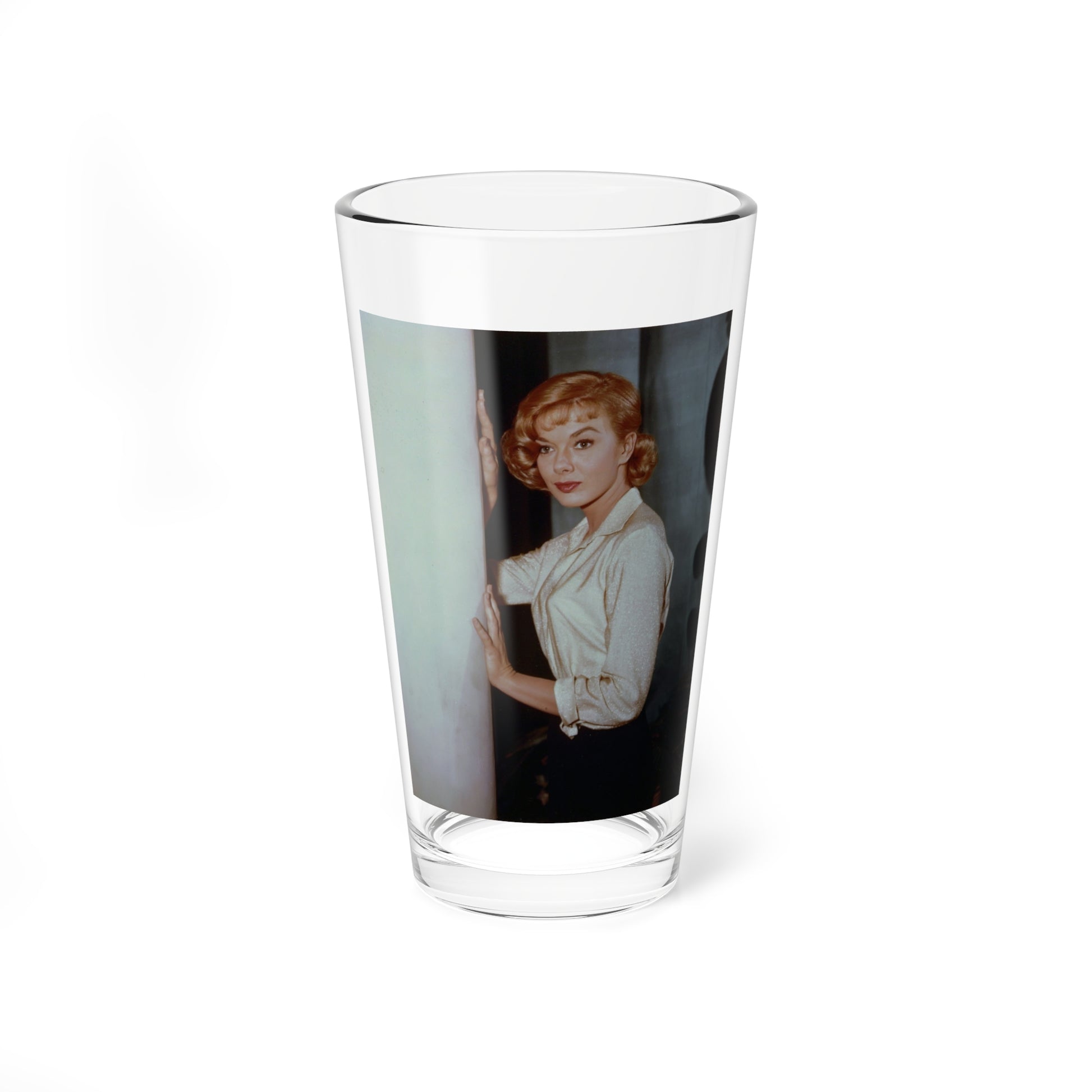 Leslie Parrish #03 (Vintage Female Icon) Pint Glass 16oz-16oz-Go Mug Yourself