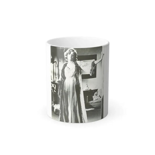 Leslie Parrish #04 (Vintage Female Icon) Color Changing Mug 11oz 11oz - Go Mug Yourself