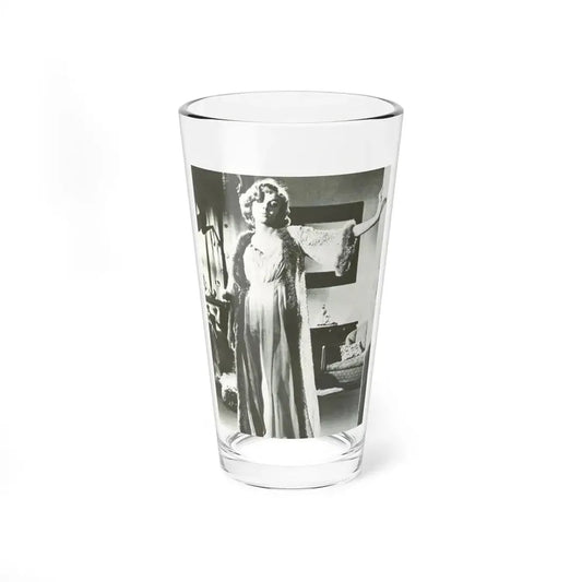 Leslie Parrish #04 (Vintage Female Icon) Pint Glass 16oz 16oz - Go Mug Yourself