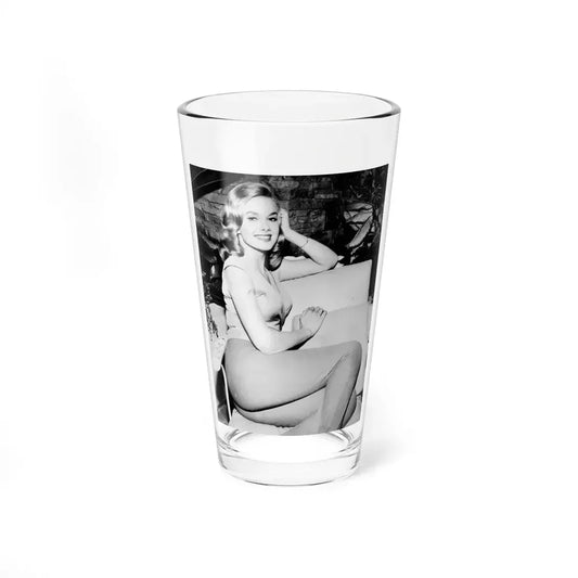 Leslie Parrish #111 (Vintage Female Icon) Pint Glass 16oz 16oz - Go Mug Yourself
