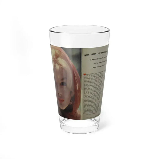 Leslie Parrish #112 (Vintage Female Icon) Pint Glass 16oz 16oz - Go Mug Yourself