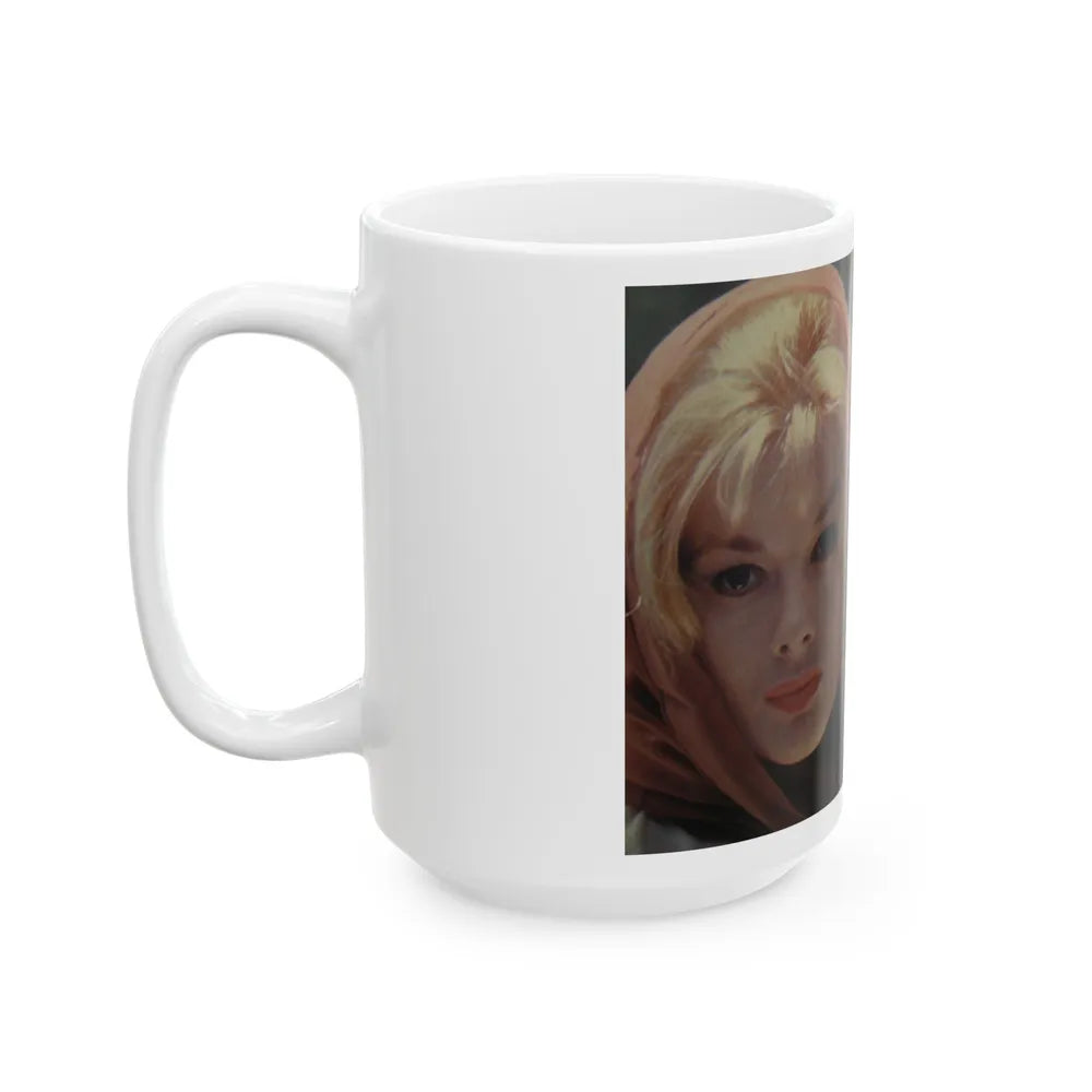 Leslie Parrish #112 (Vintage Female Icon) White Coffee Mug-Go Mug Yourself