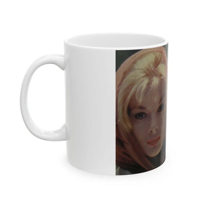 Leslie Parrish #112 (Vintage Female Icon) White Coffee Mug-Go Mug Yourself