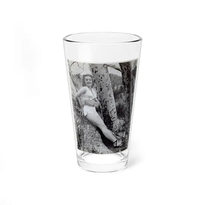 Leslie Parrish #125 (Vintage Female Icon) Pint Glass 16oz 16oz - Go Mug Yourself