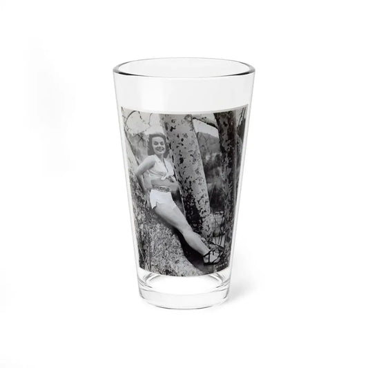 Leslie Parrish #125 (Vintage Female Icon) Pint Glass 16oz 16oz - Go Mug Yourself