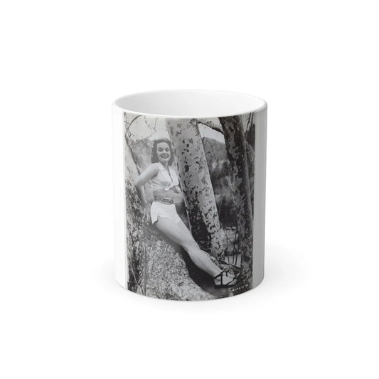 Leslie Parrish #125 (Vintage Female Icons) Color Changing Mug 11oz-11oz-Go Mug Yourself