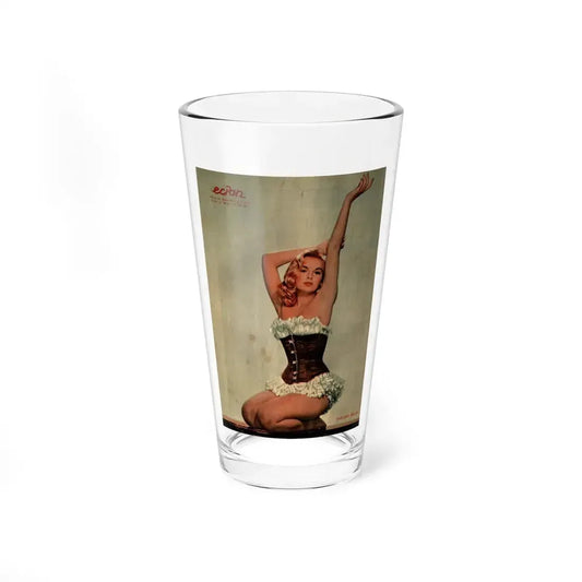 Leslie Parrish #128 (Vintage Female Icon) Pint Glass 16oz 16oz - Go Mug Yourself