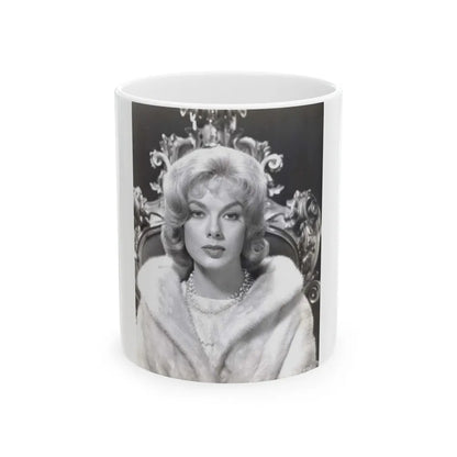 Leslie Parrish #134 (Vintage Female Icon) White Coffee Mug-11oz-Go Mug Yourself