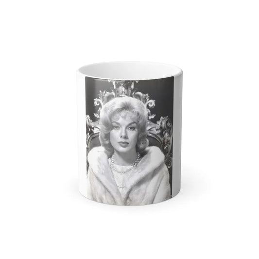 Leslie Parrish #134 (Vintage Female Icons) Color Changing Mug 11oz-11oz-Go Mug Yourself