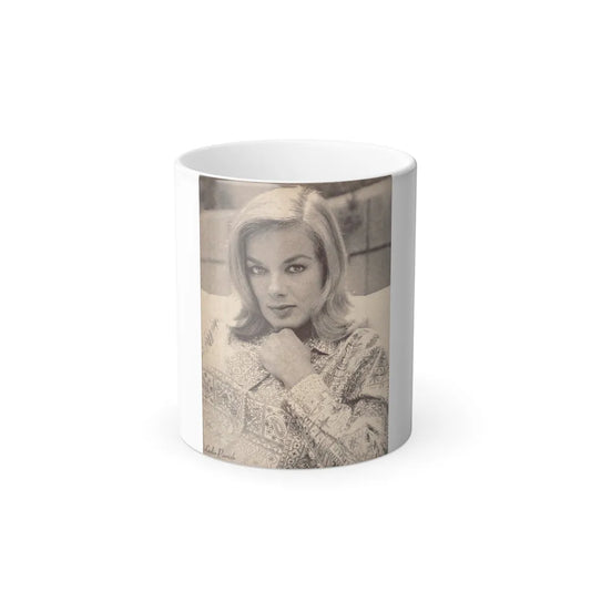 Leslie Parrish #139 (Vintage Female Icons) Color Changing Mug 11oz-11oz-Go Mug Yourself