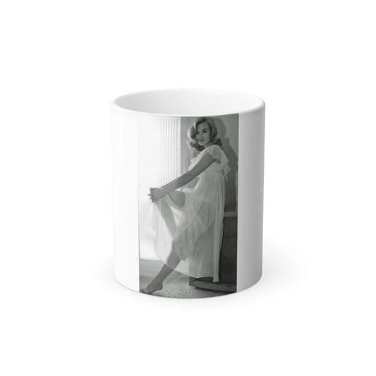 Leslie Parrish #143 (Vintage Female Icons) Color Changing Mug 11oz-11oz-Go Mug Yourself