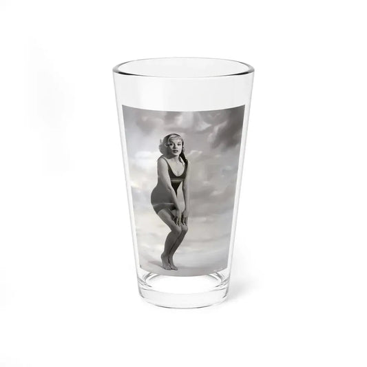 Leslie Parrish #146 (Vintage Female Icon) Pint Glass 16oz 16oz - Go Mug Yourself