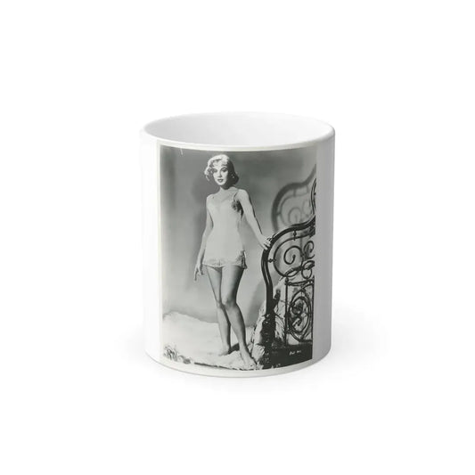 Leslie Parrish #151 (Vintage Female Icon) Color Changing Coffee Mug 11oz - Go Mug Yourself