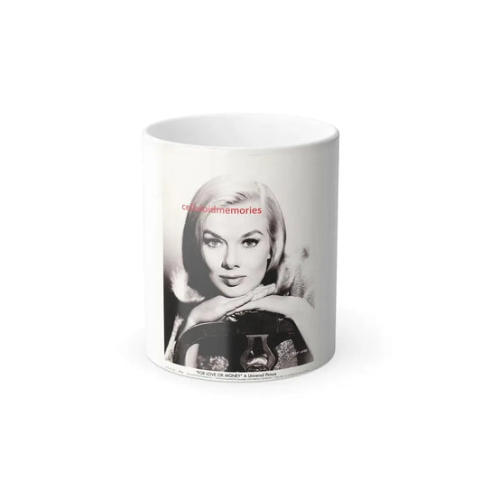 Leslie Parrish #169 (Vintage Female Icon) Color Changing Coffee Mug 11oz - Go Mug Yourself