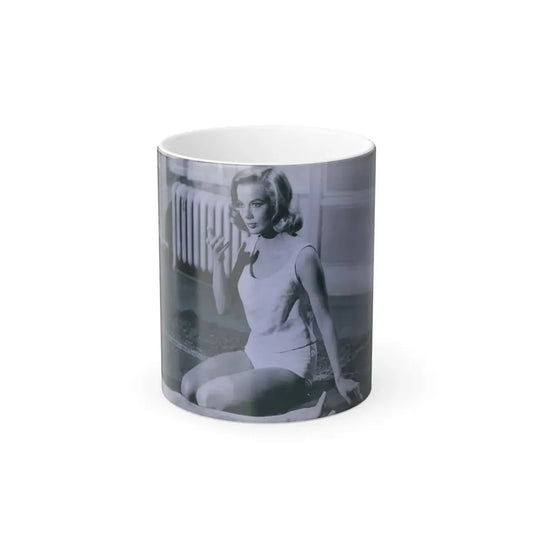 Leslie Parrish #182 (Vintage Female Icon) Color Changing Coffee Mug 11oz - Go Mug Yourself