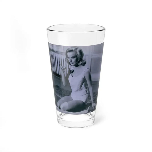 Leslie Parrish #182 (Vintage Female Icon) Pint Glass 16oz 16oz - Go Mug Yourself