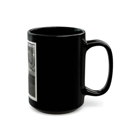 Leslie Parrish #183 1 (Vintage Female Icon) Black Coffee Mug - Go Mug Yourself