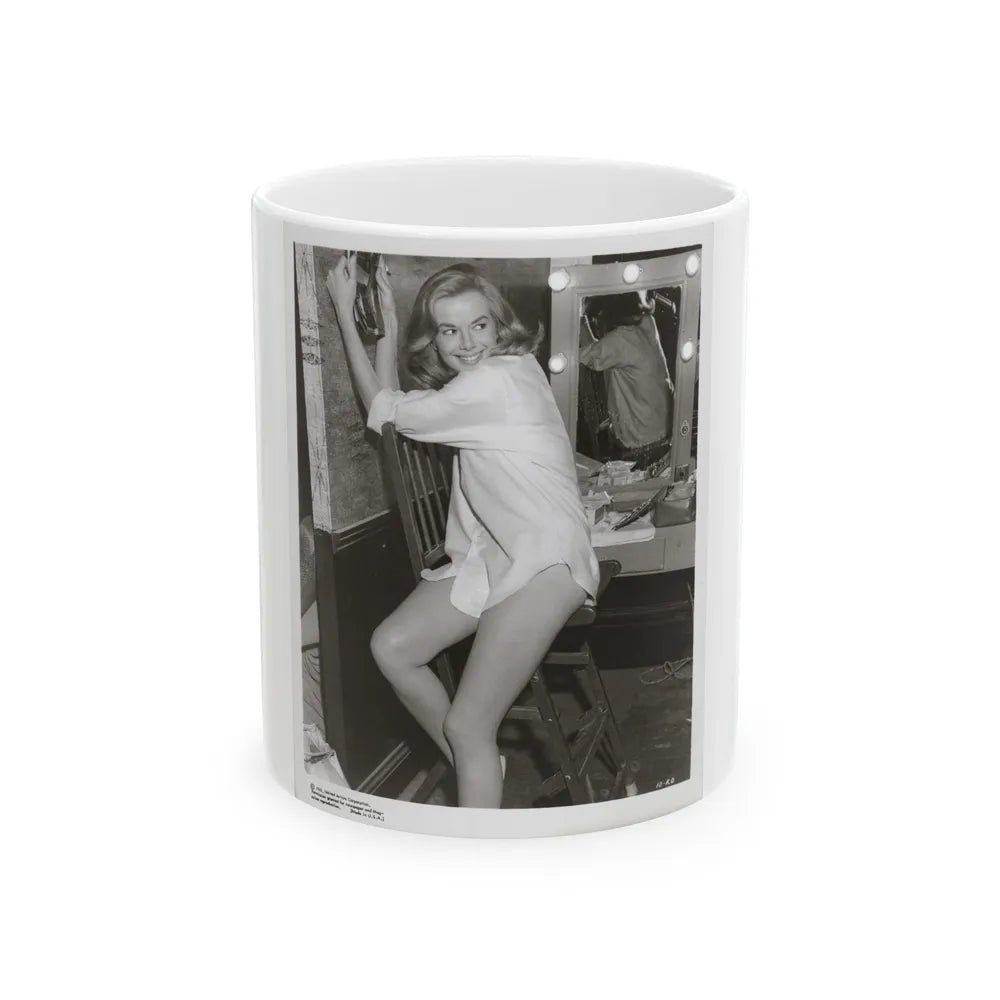 Leslie Parrish #183 1 (Vintage Female Icon) White Coffee Mug-11oz-Go Mug Yourself