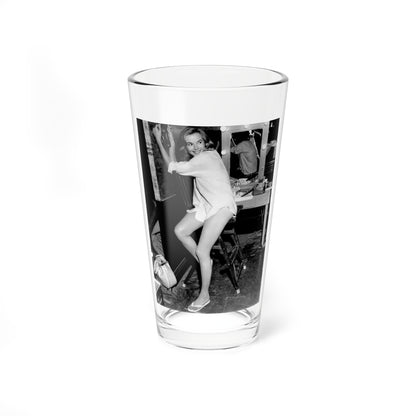 Leslie Parrish #183 (Vintage Female Icon) Pint Glass 16oz-16oz-Go Mug Yourself