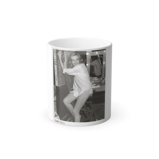 Leslie Parrish #183_1 (Vintage Female Icons) Color Changing Mug 11oz-11oz-Go Mug Yourself