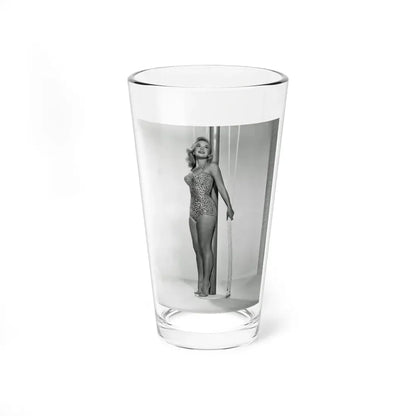 Leslie Parrish #184 (Vintage Female Icon) Pint Glass 16oz 16oz - Go Mug Yourself