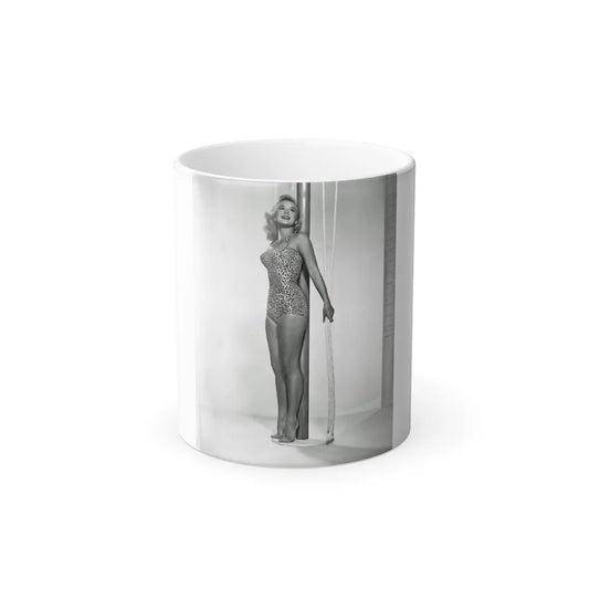 Leslie Parrish #184 (Vintage Female Icons) Color Changing Mug 11oz-11oz-Go Mug Yourself