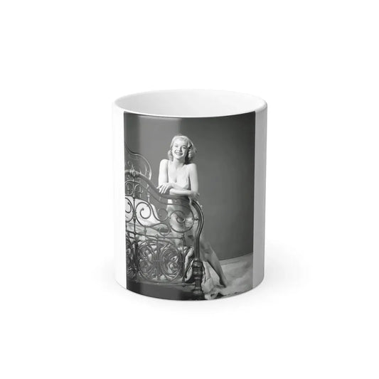 Leslie Parrish #185 (Vintage Female Icon) Color Changing Coffee Mug 11oz - Go Mug Yourself