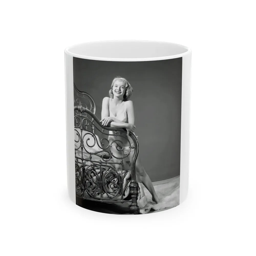 Leslie Parrish #185 (Vintage Female Icon) White Coffee Mug-11oz-Go Mug Yourself