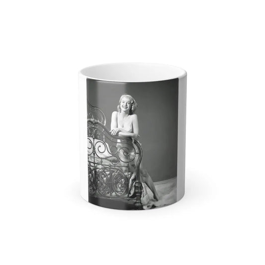 Leslie Parrish #185 (Vintage Female Icons) Color Changing Mug 11oz-11oz-Go Mug Yourself