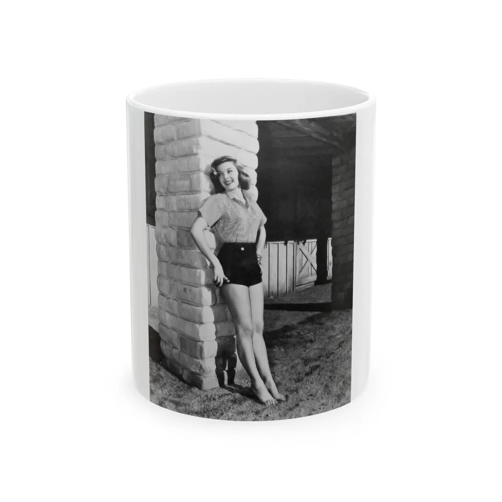 Leslie Parrish #186 (Vintage Female Icon) White Coffee Mug-11oz-Go Mug Yourself