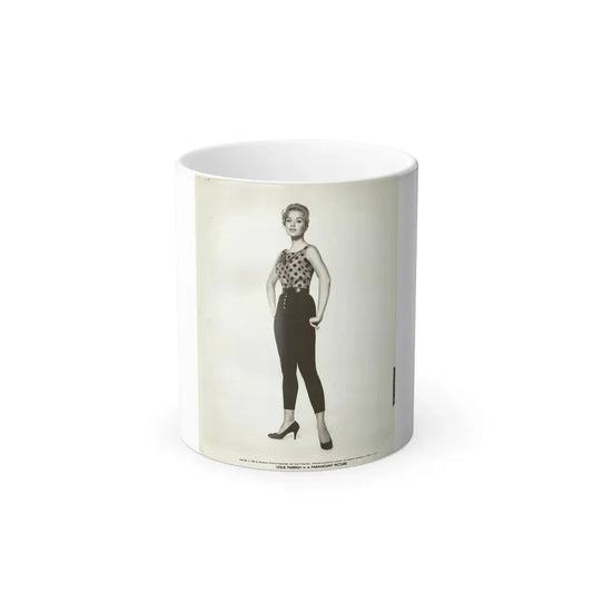 Leslie Parrish #192 (Vintage Female Icon) Color Changing Coffee Mug 11oz - Go Mug Yourself